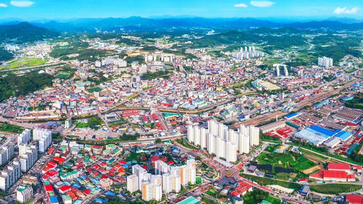 옥천군 옥천읍 전경