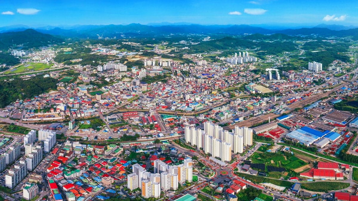 옥천군 옥천읍 전경