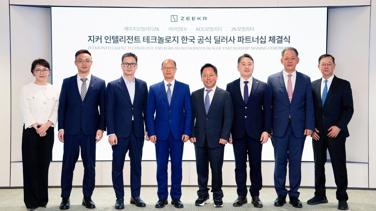 지커의 한국 시장 진출을 위한 공식 딜러사 파트너십 체결식 지커의 한국 시장 진출을 위한 공식 딜러사 파트너십 체결식