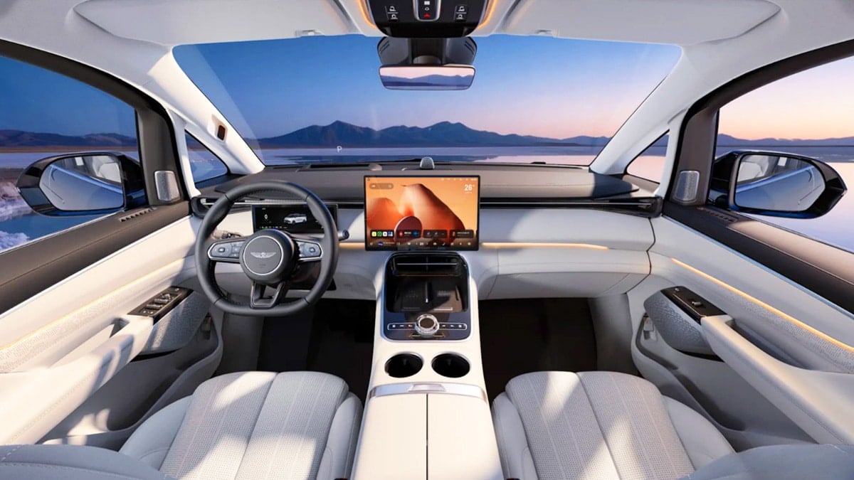 지리 갤럭시 V900 실내