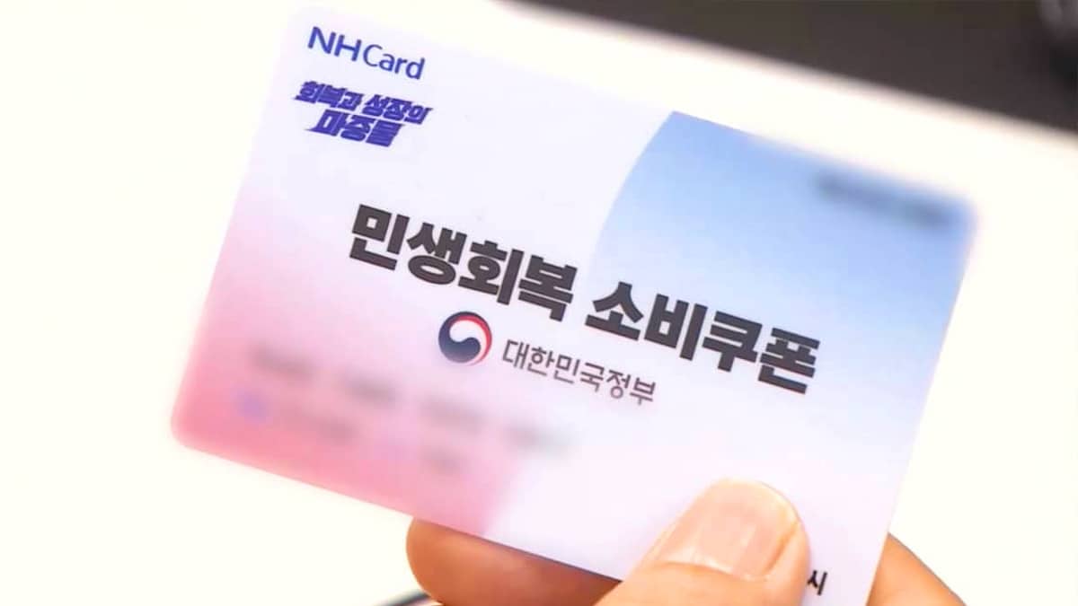 민생회복 소비쿠폰 카드 민생회복 소비쿠폰 카드