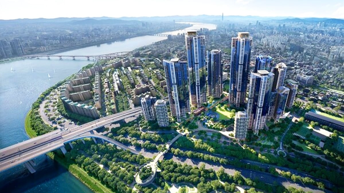 압구정2구역 재건축 조감도