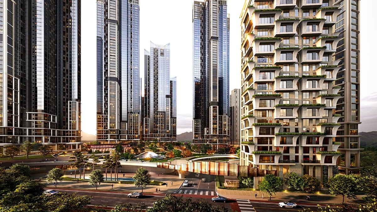 압구정2구역 재건축 북측 투시도