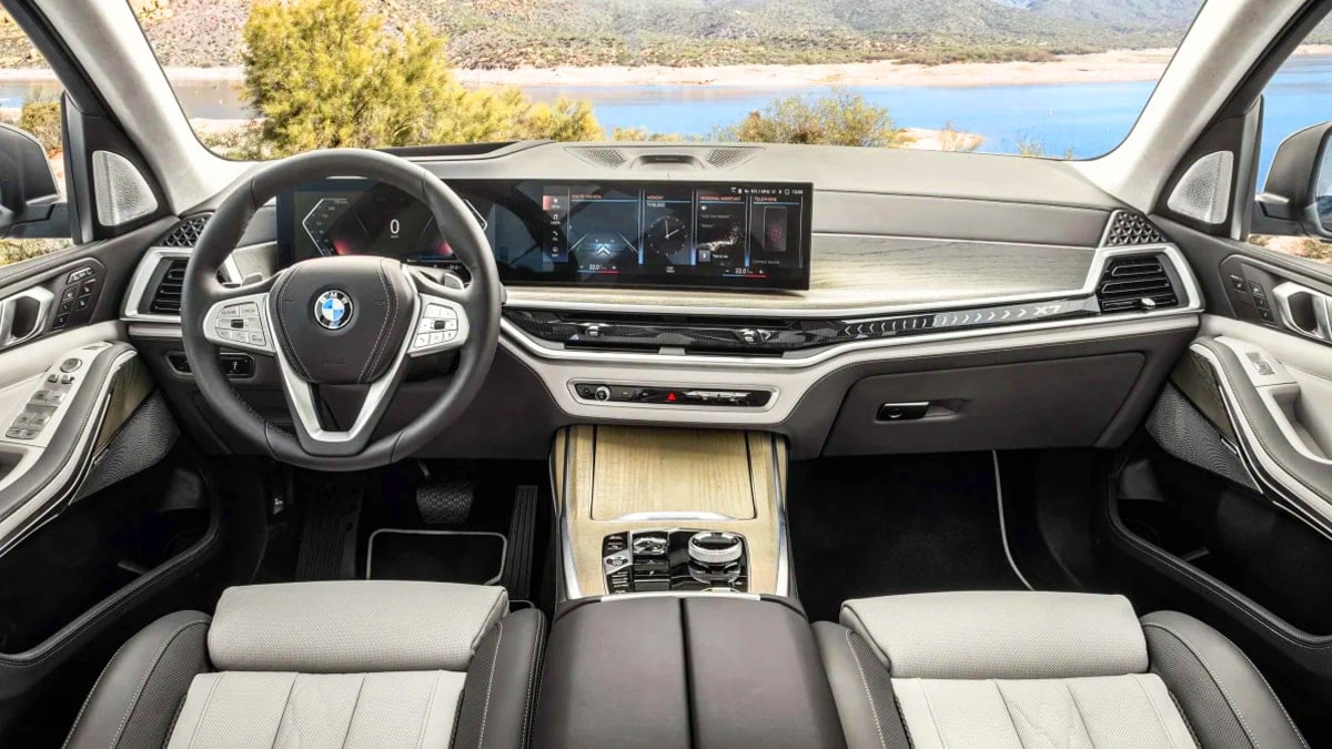 BMW X7 실내 BMW X7 실내
