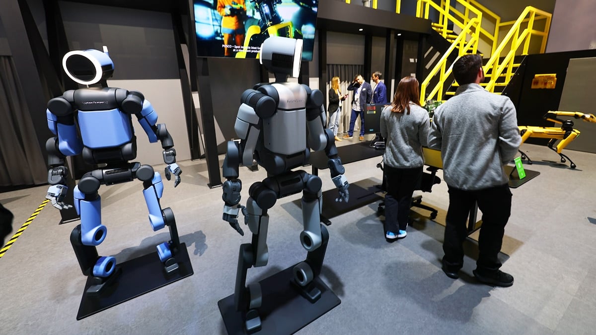 현대차그룹 부스에 전시된 아틀라스