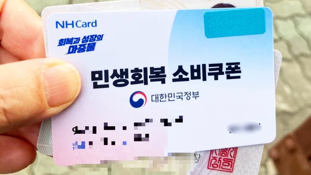 민생회복 소비쿠폰