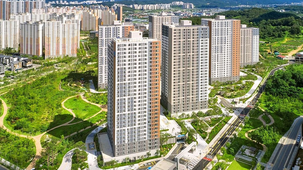 다산신도시 지금지구 A1블록 전경