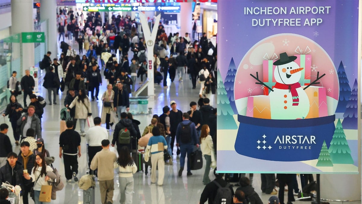 여행객들로 붐비는 인천국제공항