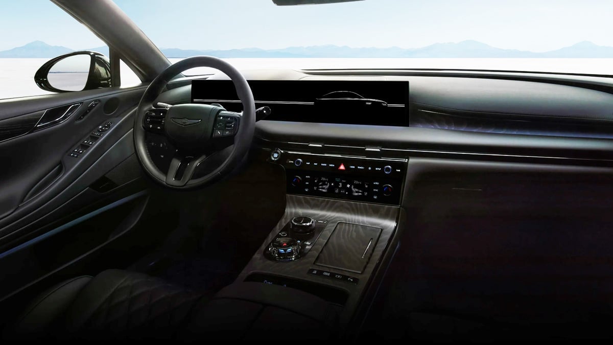 제네시스 2026년형 G80 블랙 실내