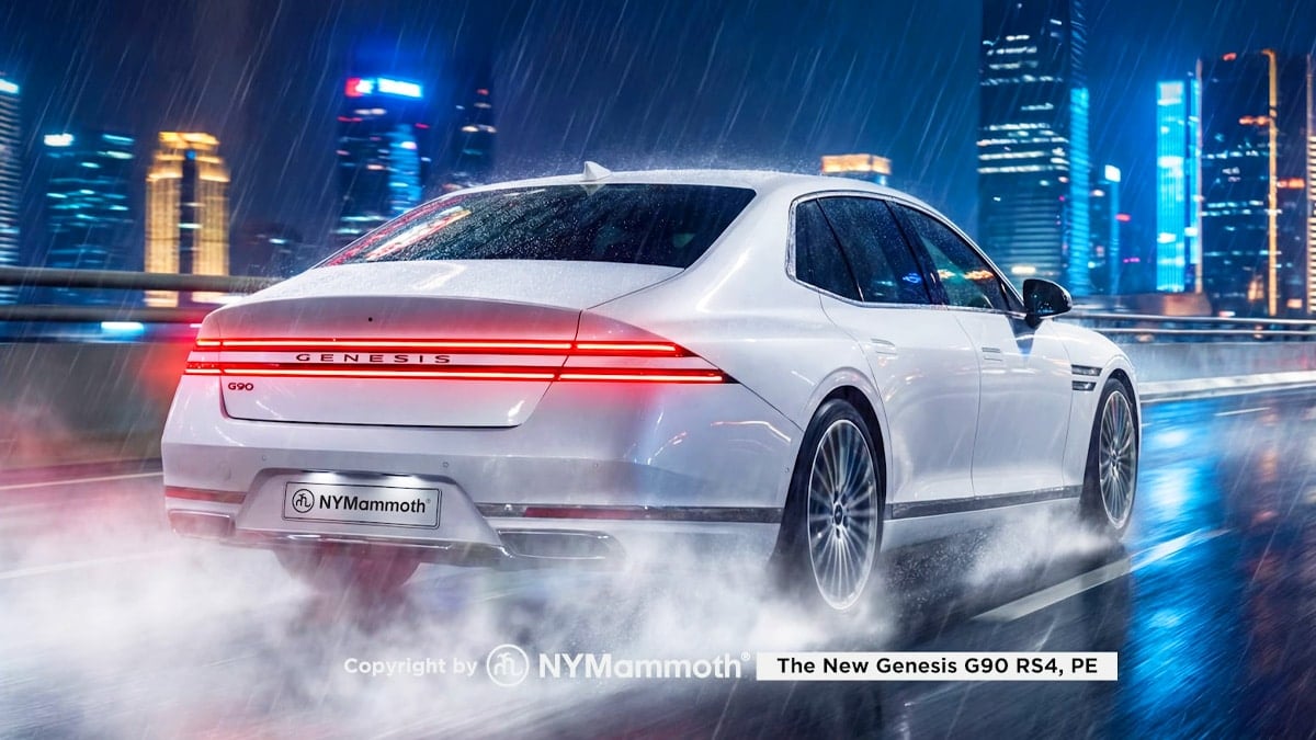 제네시스 G90 페이스리프트 예상도