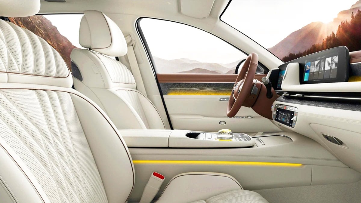 제네시스 현행 G90 실내