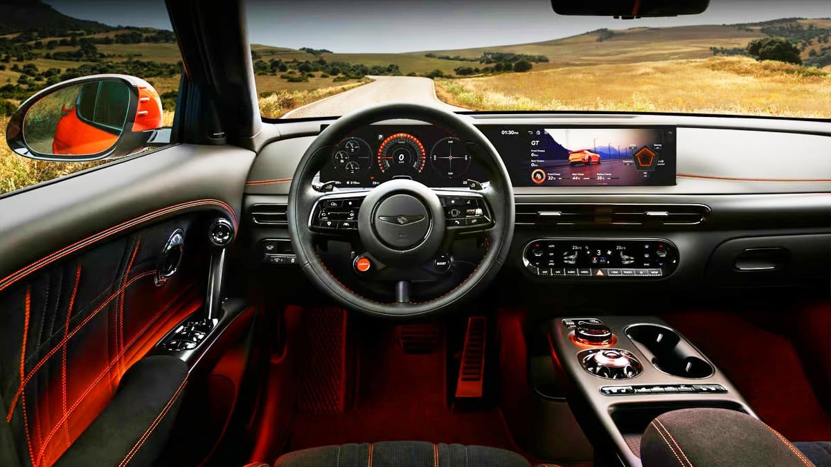 제네시스 GV60 마그마 실내