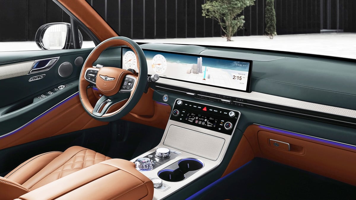 제네시스 현행 GV80 실내