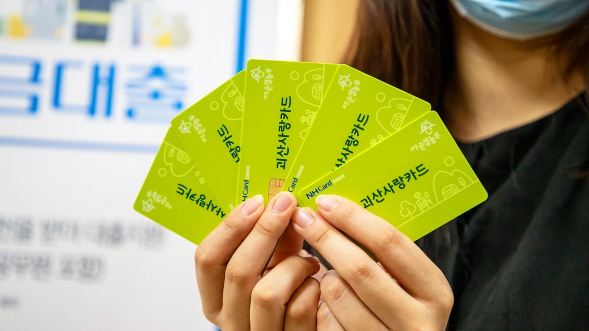 괴산군 괴산사랑카드