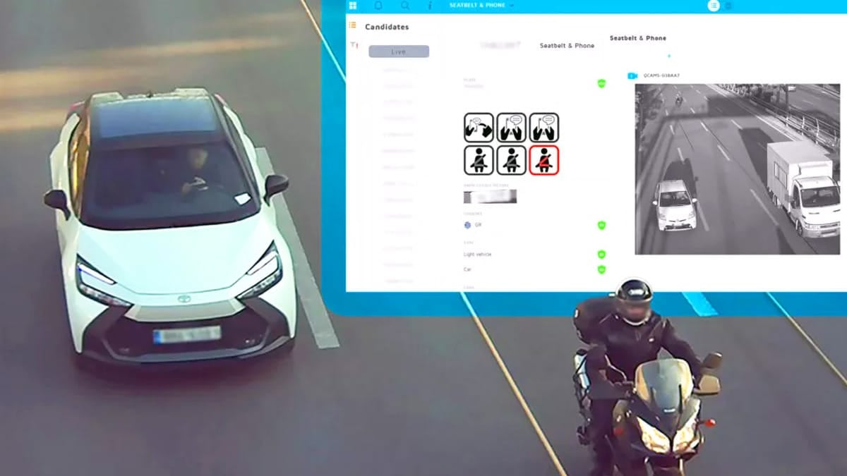 그리스 아테네 중심부에 설치된 AI 카메라
