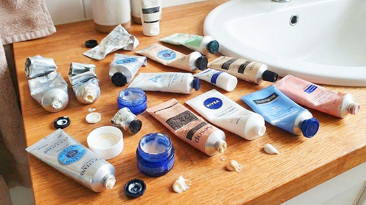 쓰고 남은 핸드크림