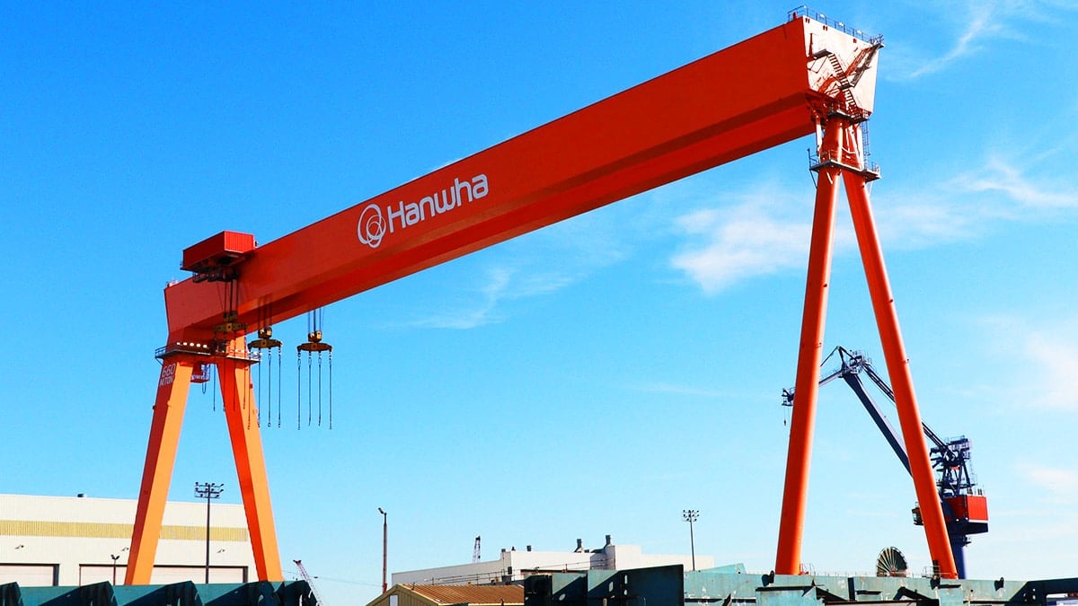 한화필리조선소 골리앗 크레인