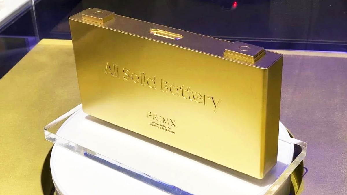 삼성SDI의 전고체 배터리 샘플