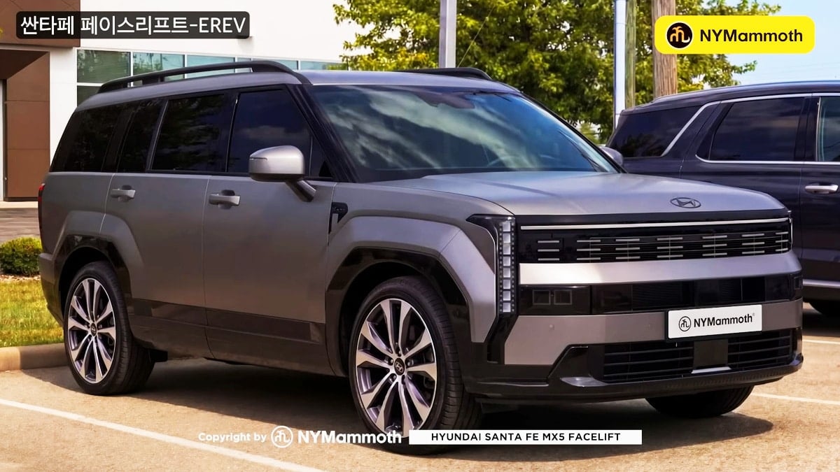현대차 싼타페 페이스리프트 예상도