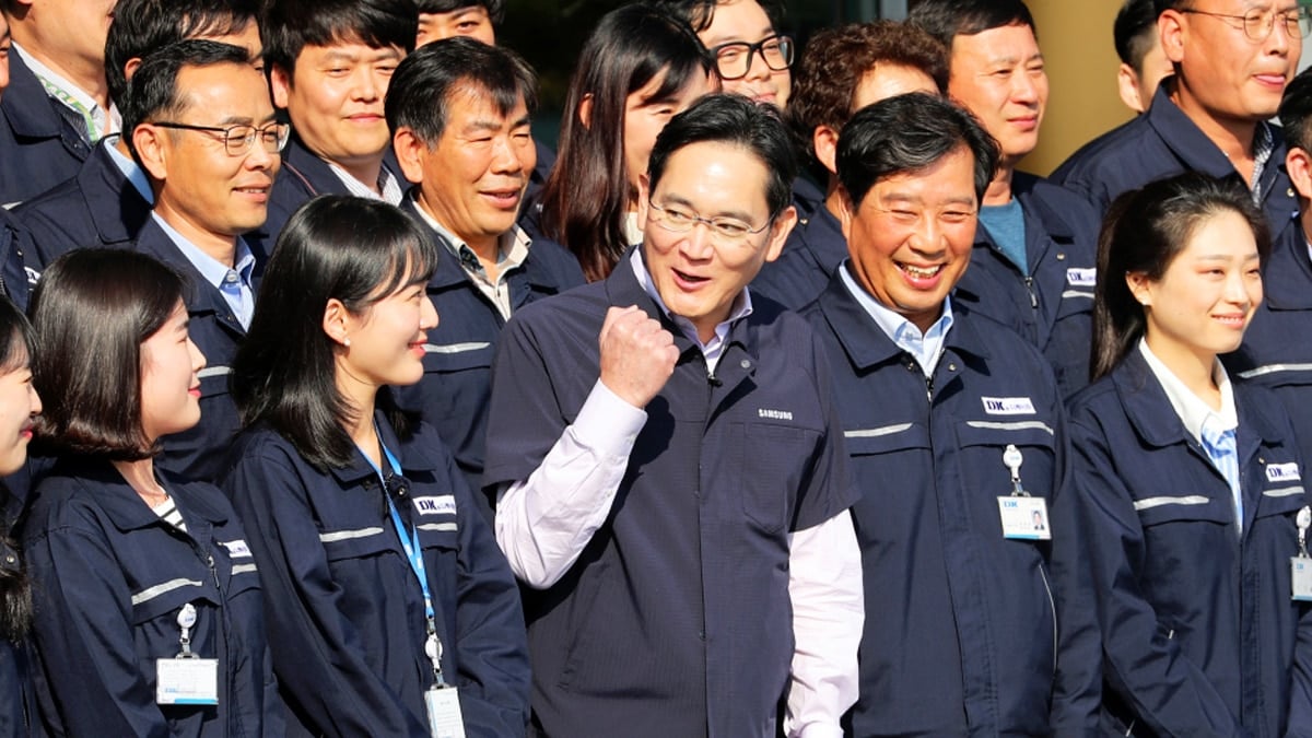 협력회사에 방문한 이재용 삼성전자 회장