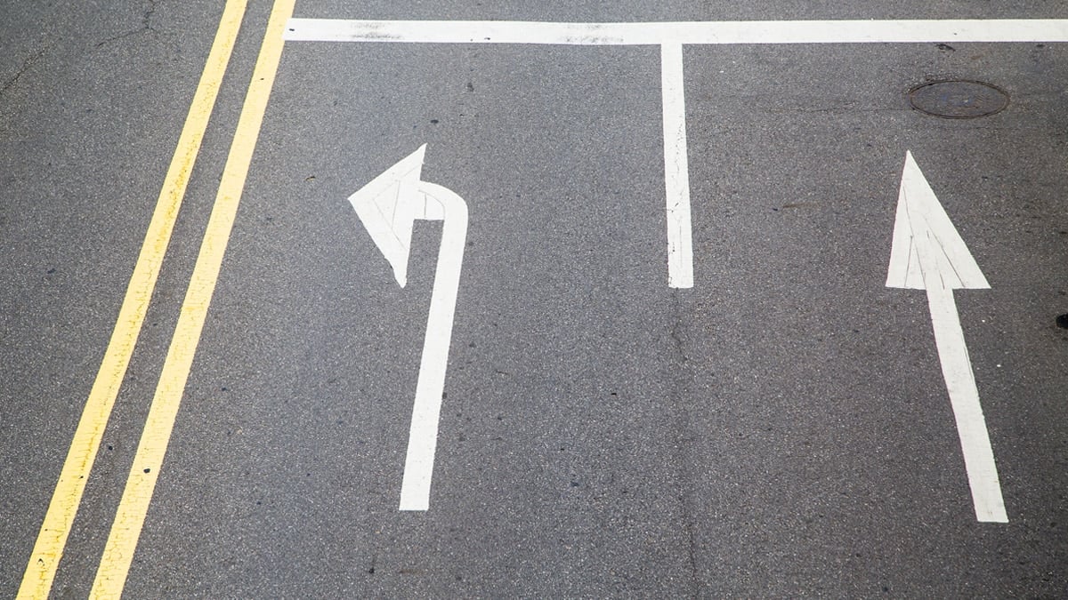 좌회전 전용 차로