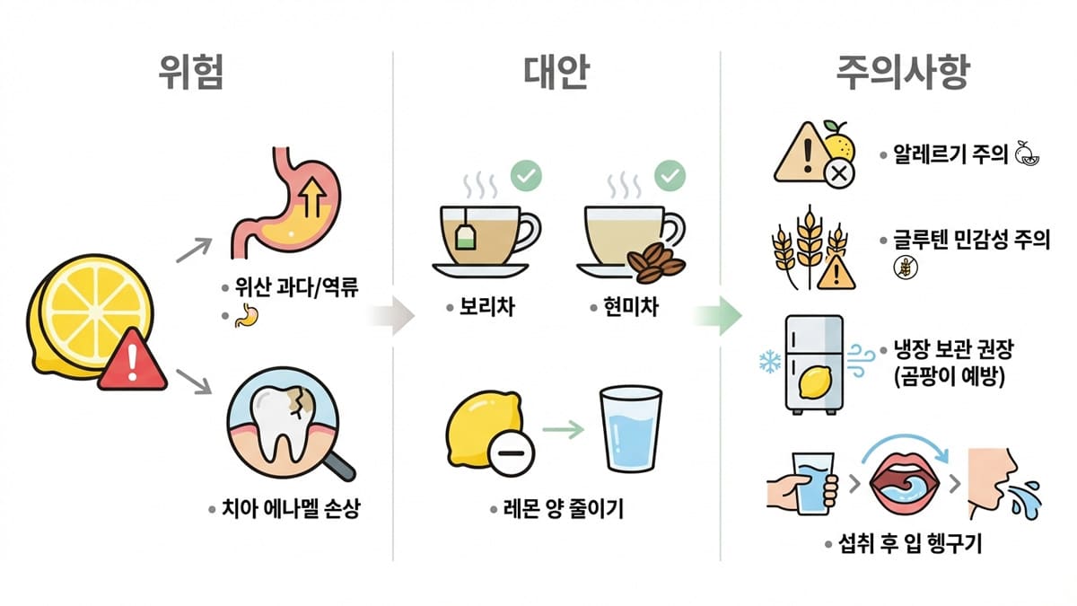 섭취 시 주의 사항