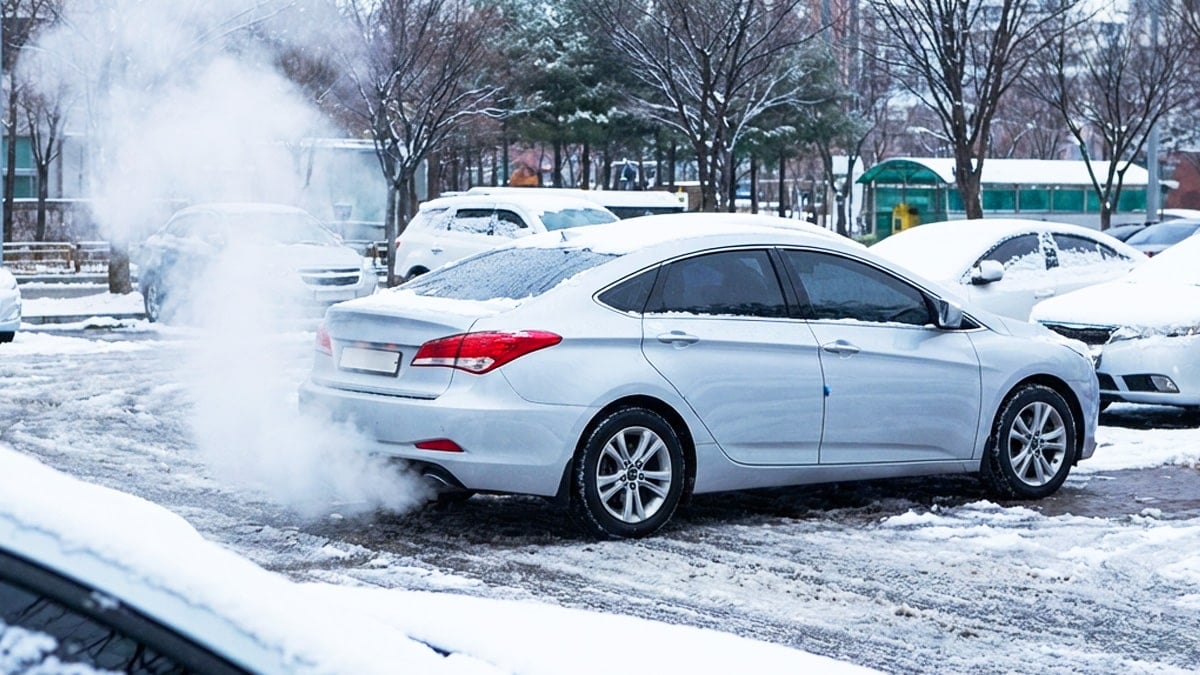 자동차 예열 예시 이미지