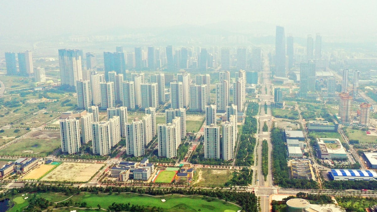 인천시 연수구 송도국제도시 전경