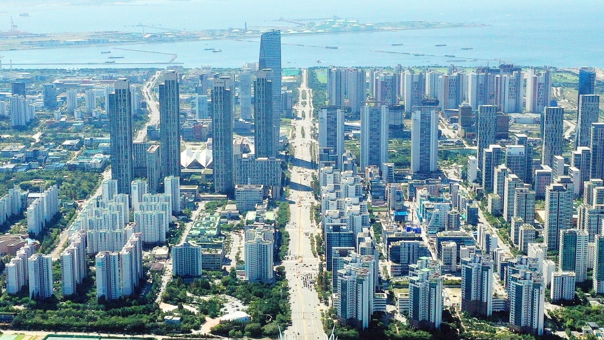 인천시 연수구 송도국제도시 전경