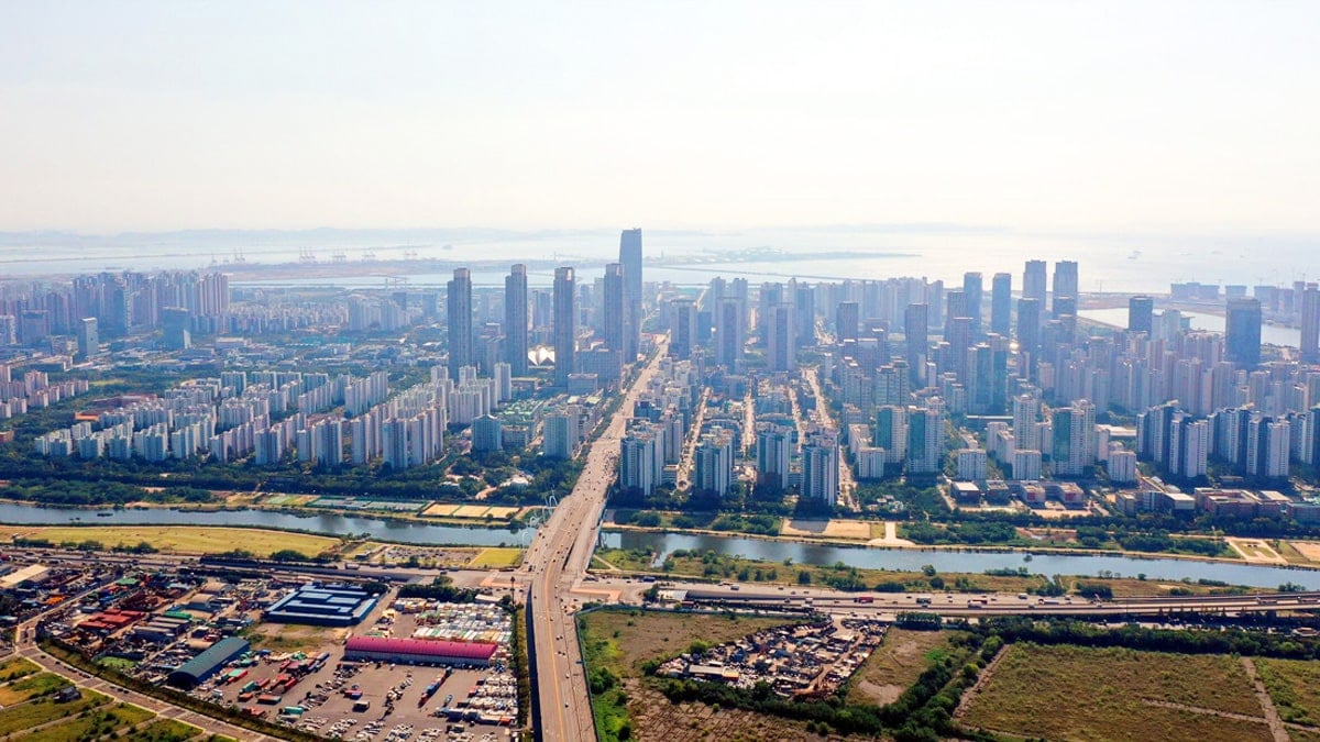 인천시 연수구 송도국제도시 전경