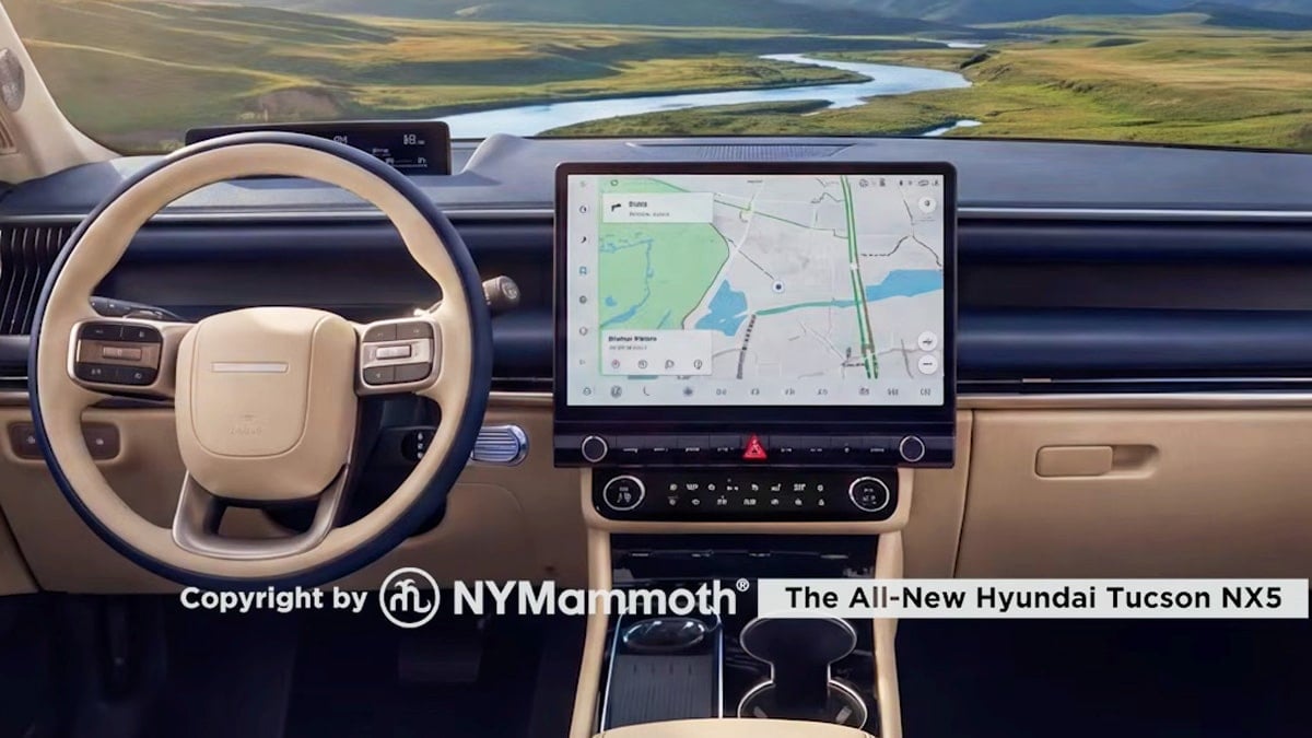 현대차 투싼 풀체인지 실내 예상도 현대차 투싼 풀체인지 실내 예상도