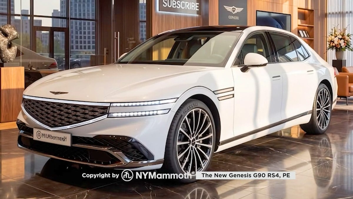 제네시스 G90 페이스리프트 예상도