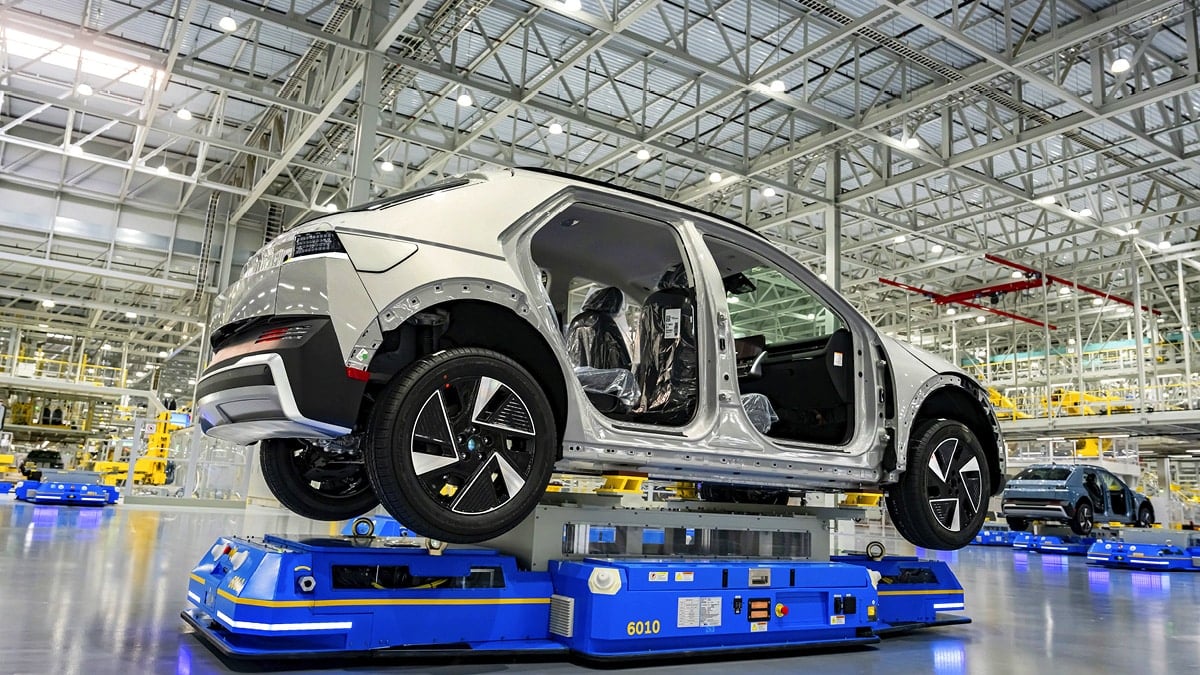 현대차그룹의 전기차 전용 공장 HMGMA