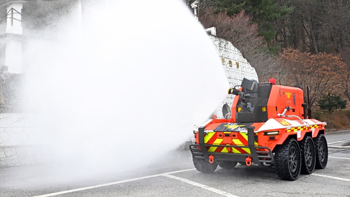 현대차그룹의 무인소방로봇