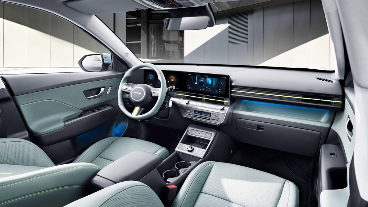 현대차 현행 코나 실내