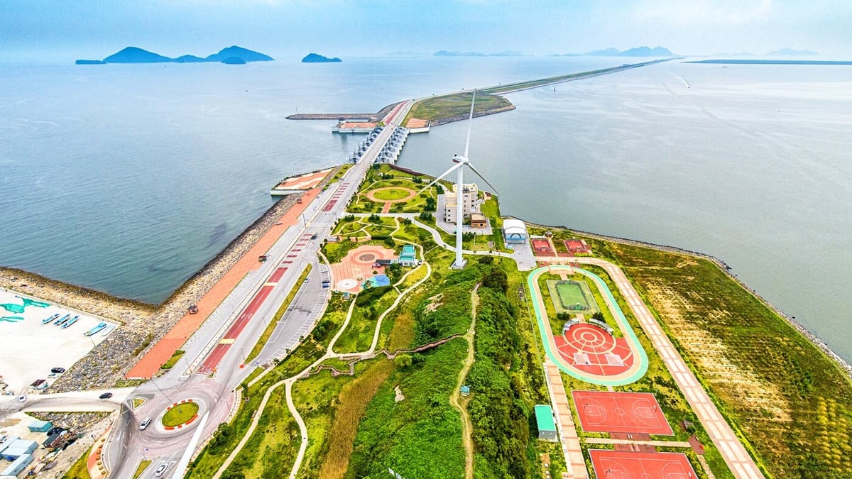 새만금 방조제 전경