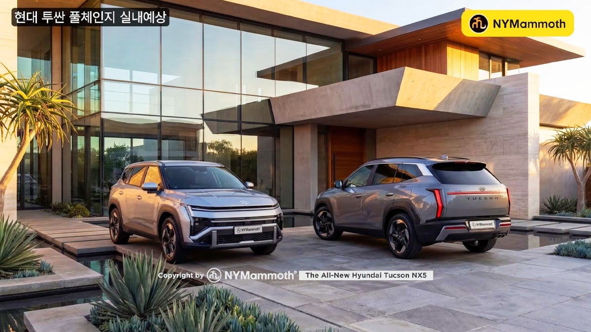 현대차 투싼 풀체인지 예상도