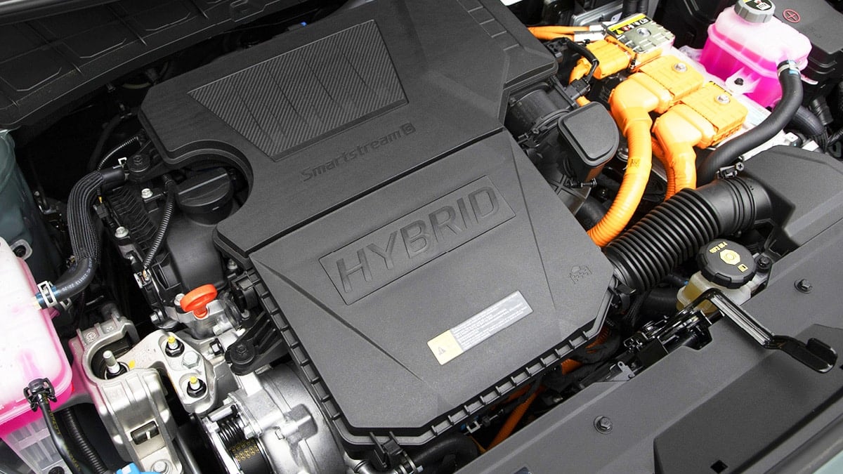 기아 니로 하이브리드 엔진룸