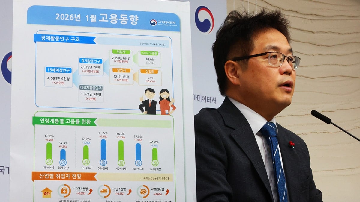 올해 1월 고용동향 발표