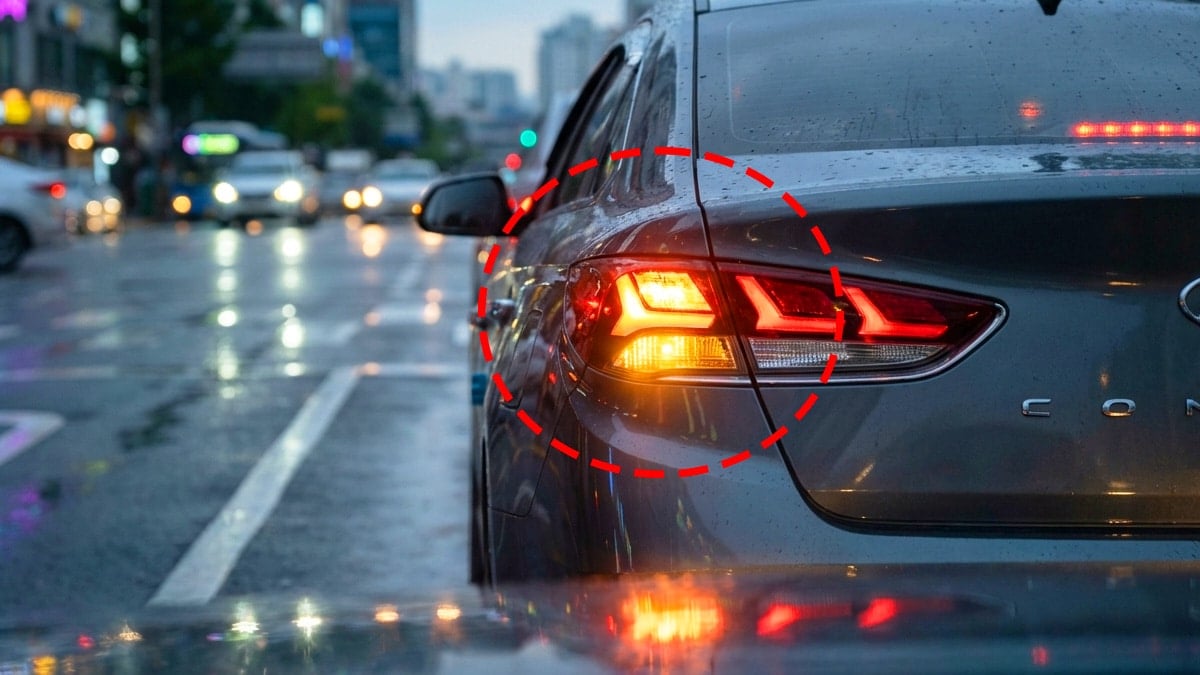 좌회전 신호 대기 중, 깜빡이 의무 시점은?