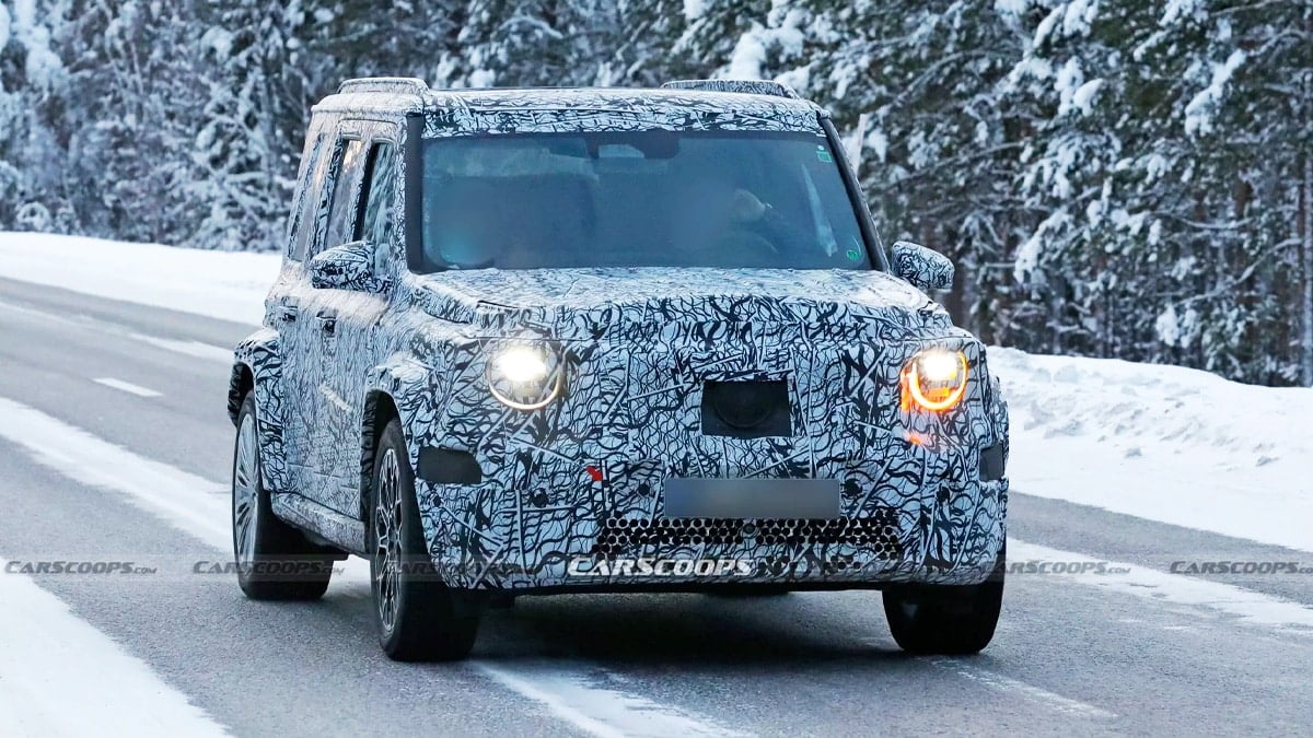 벤츠 베이비 G클래스 테스트카 스파이샷