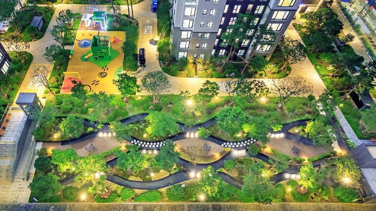 서초구 래미안 원베일리 녹지 수경시설 서초구 래미안 원베일리 녹지 수경시설