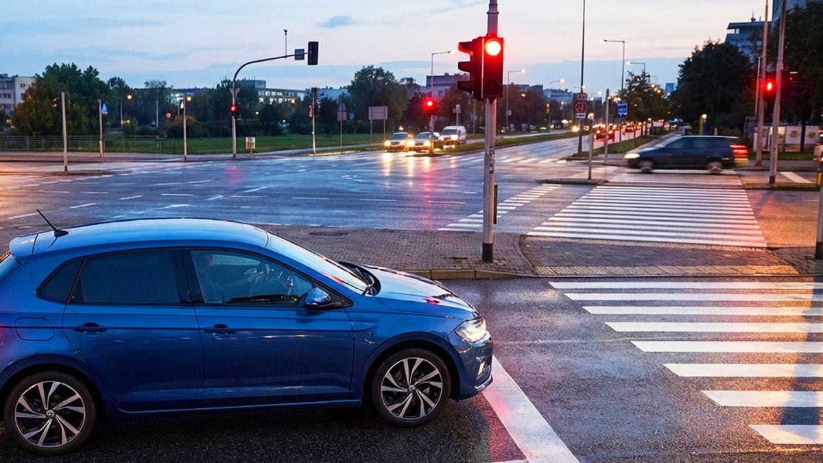 우회전 하는 차량