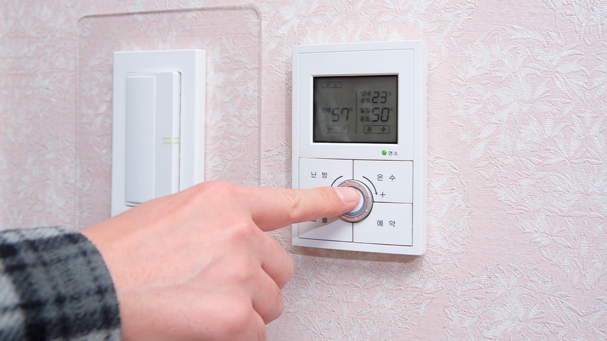 겨울철 보일러 설정