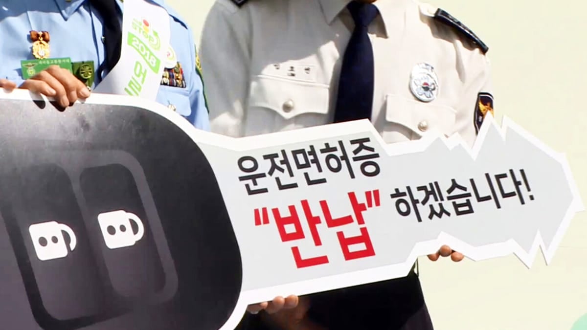 고령 운전자 면허 반납