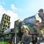 천궁-Ⅱ 발사대로 뛰어가는 장병들