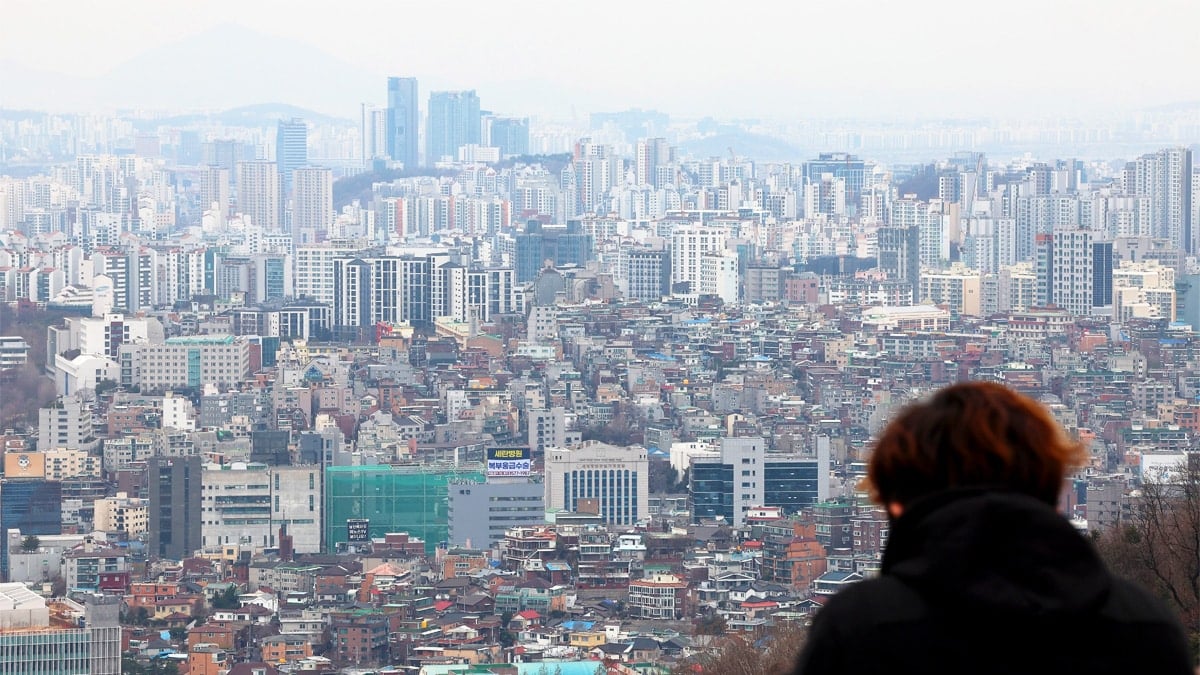 서울 시내의 아파트 단지들