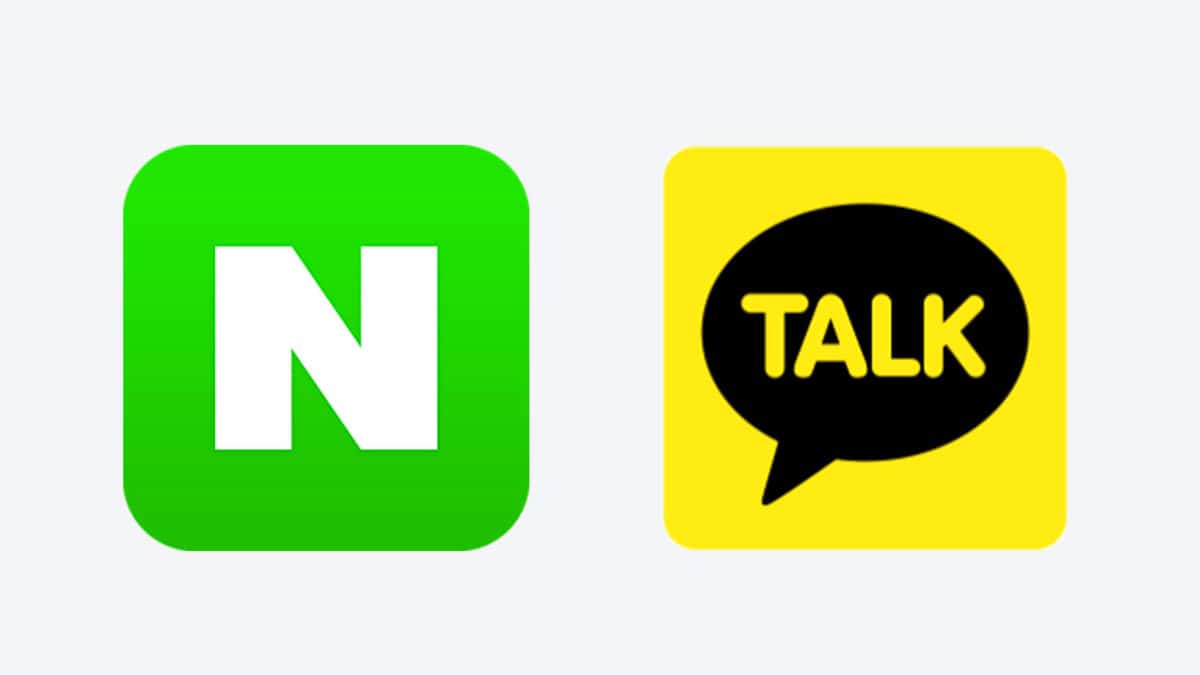 네이버와 카카오톡 로고