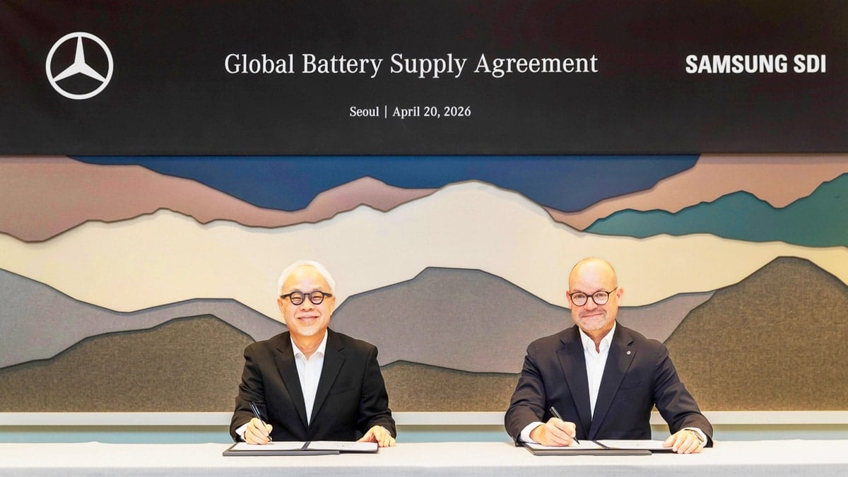 삼성SDI, 메르세데스-벤츠와 전기차 배터리 공급 계약