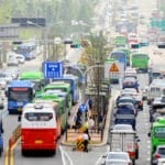 서울의 복잡한 도로